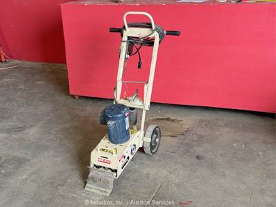 2017 Edco TS-8 8" Electric Floor Tile Scraper Stripper Resurfacer Tool bidadoo