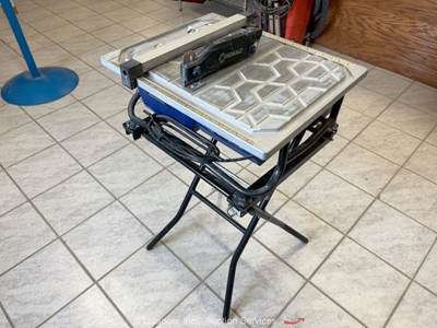 2012 Kobalt KB7004 7" Tabletop Tile Cutting Saw 120V bidadoo