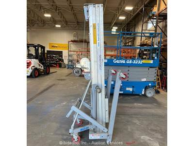 2019 Genie SLC-18 Superlift Contractor Material Lift 18' Duct Beam Jack bidadoo