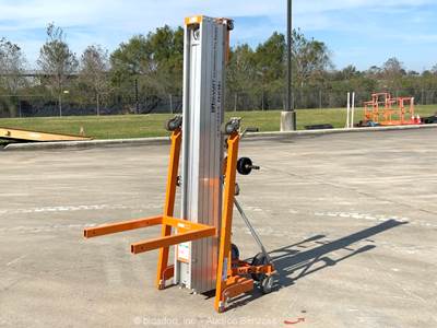2021 LiftSmart MLC-24 24' Material Lift Portable Vertical Mast Duct Jack bidadoo
