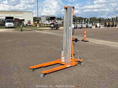 2022 LiftSmart MLC-24 24' Material Lift Portable Vertical Mast Duct Jack bidadoo