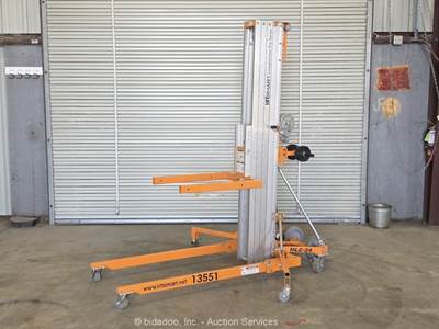 2022 Liftsmart MLC-24 24' Material Lift Portable Vertical Mast Duct Jack bidadoo