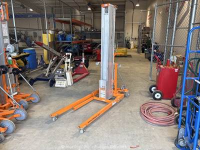 2022 Liftsmart MLC-24 24' Portable Vertical Material Lift Hoist Crank bidadoo