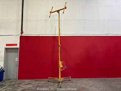 2016 Telpro 439 Drywall Lift Panel Hoist Sheetrock Material Lift Casters bidadoo