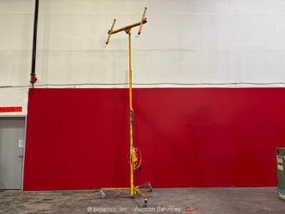 2016 Telpro 439 Drywall Lift Panel Hoist Sheetrock Material Lift Casters bidadoo