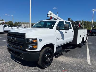2022 Chevrolet 4500HD Mechanics Truck Crane Air Compressor Genset bidadoo -New