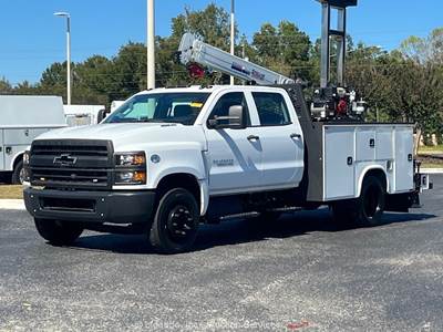 2022 Chevrolet 4500HD Mechanics Truck Crane Air Compressor Genset bidadoo -New