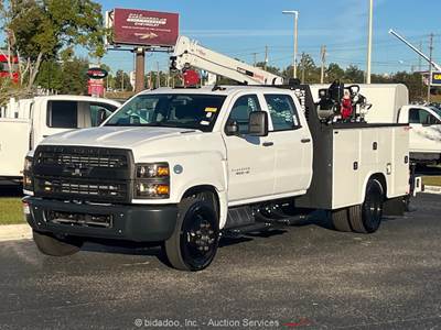 2022 Chevrolet 4500HD Mechanics Truck Crane Air Compressor Genset bidadoo -New