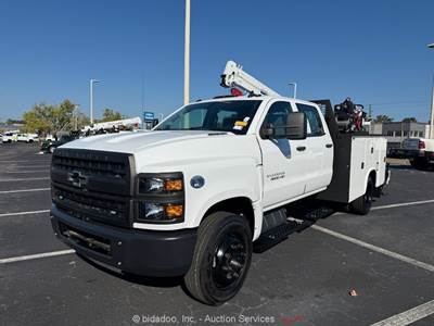 2022 Chevrolet 4500HD Mechanics Truck Crane Air Compressor Genset bidadoo -New