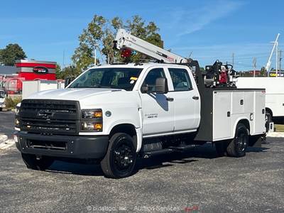 2022 Chevrolet 4500HD Mechanics Service Truck Crane Air Compressor bidadoo -New