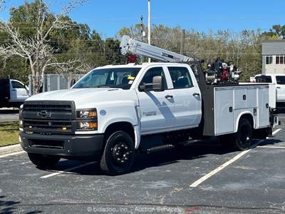 2022 Chevrolet 4500HD Mechanics Truck Crane Air Compressor Genset bidadoo -New