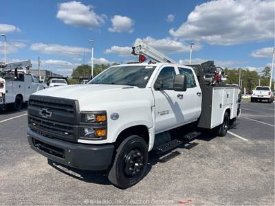 2022 Chevrolet 4500HD Mechanics Truck Crane Air Compressor Genset bidadoo -New