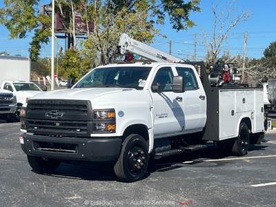 2022 Chevrolet 4500HD Mechanics Truck Crane Air Compressor Genset bidadoo -New