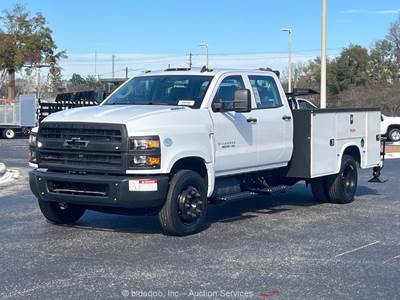 2022 Chevrolet 4500HD Fleet Service Mechanics Truck Stellar Crane bidadoo -New