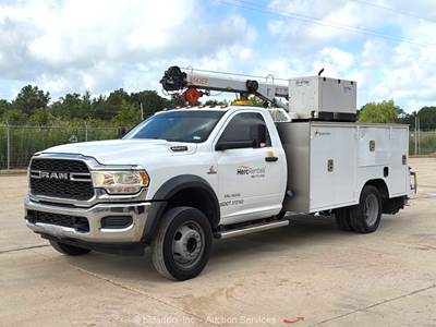 2019 Ram 5500 4WD Utility Service Mechanics Truck Crane Cummins Diesel bidadoo