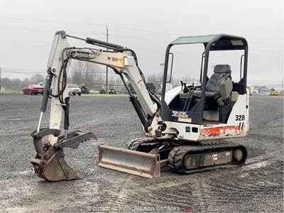 2006 Bobcat 328G Mini Excavator Backhoe Blade Aux Hyd Thumb Bucket bidadoo