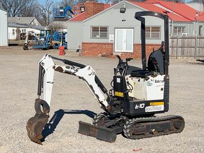 2018 Bobcat E10 Compact Hydraulic Excavator Bucket Blade Backhoe Aux bidadoo