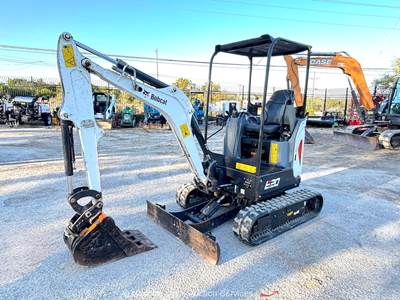 2022 Bobcat E20 Mini Excavator Rubber Tracks Backhoe Aux Hyd. Diesel bidadoo