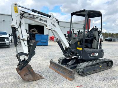 2023 Bobcat E26 Mini Excavator Rubber Tracks Trackhoe Thumb Blade Aux QC bidadoo