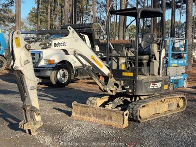 2022 Bobcat E26 Mini Excavator Rubber Tracks Backhoe Aux Hyd bidadoo -Repair