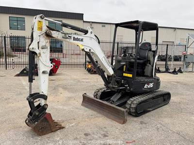 2022 Bobcat E26 Mini Excavator Backhoe Aux Hyd Bucket Blade Kubota bidadoo