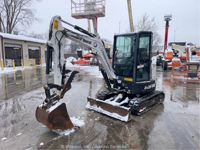 2022 Bobcat E26 Mini Excavator Crawler Backhoe Cab Heat AC Aux Hyd Thumb bidadoo