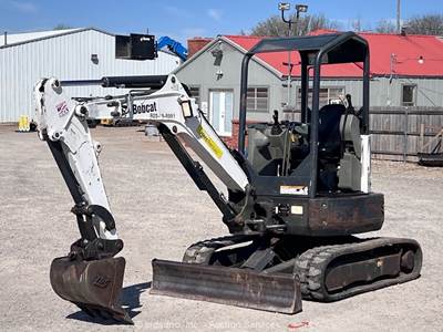 2018 Bobcat E26 Mini Excavator Backhoe Blade Aux Hyd Q/C Bucket Kubota bidadoo