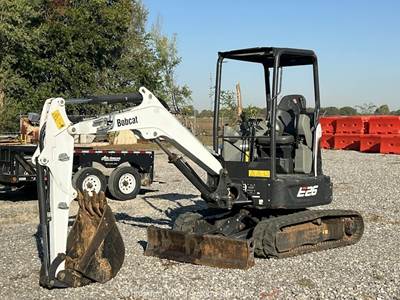 2022 Bobcat E26 Mini Excavator Trackhoe Blade Bucket Aux Hyd -Parts/Repair