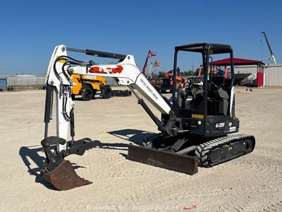 2022 Bobcat E35 Mini Excavator ZTR Trackhoe Dozer Aux Hyd Thumb Kubota bidadoo