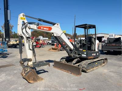 2023 Bobcat E50 Mini Excavator Trackhoe Backhoe Aux Hyd Thumb Blade Q/C bidadoo