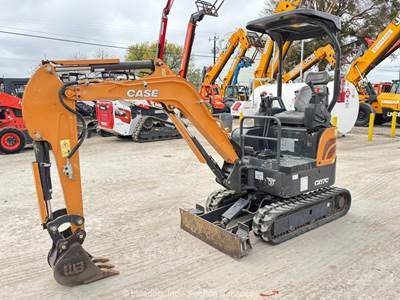 2021 Case CX17C Hydraulic Mini Excavator Backhoe Rubber Tracks Blade Aux bidadoo