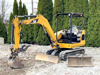2005 Caterpillar 302.5C Mini Excavator Dozer Crawler Backhoe Aux Thumb bidadoo