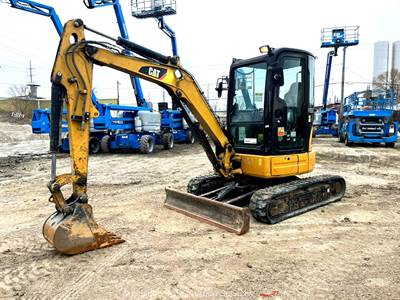 2011 Caterpillar 303.5D Mini Excavator Backhoe A/C Cab Aux Hyd Bucket bidadoo