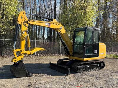 2017 Caterpillar 305.5 Excavator Trackhoe Dozer Cab Aux Hyd Thumb CAT bidadoo