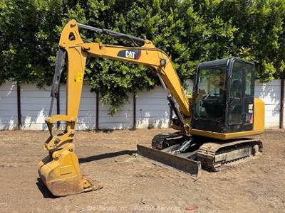 Caterpillar 305.5E Excavator Trackhoe Crawler Backhoe Dozer Cab Q/C CAT bidadoo