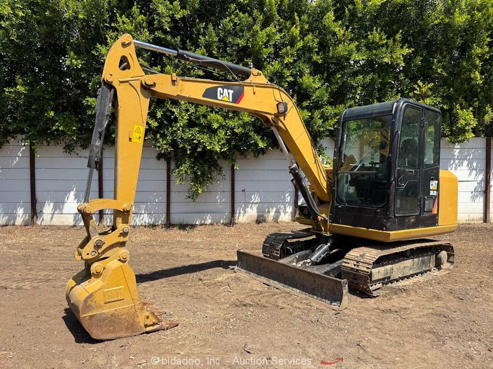 Trackhoe Crawler Caterpillar 305.5E Excavator Trackhoe Crawler Backhoe Dozer Cab Q/C CAT ...
