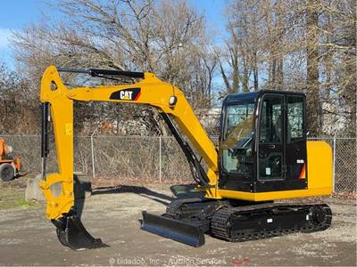 2017 Caterpillar 305.5E2 Excavator Trackhoe Dozer Cab A/C Kubota Bucket bidadoo