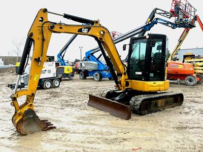 2015 Caterpillar 305.5E2 Mini Excavator Rubber Tracks Cab Bucket Aux Hyd bidadoo