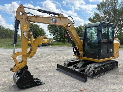 2017 Caterpillar 305.5E2 Excavator Trackhoe Dozer Cab Aux Hyd Thumb CAT bidadoo