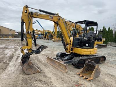 2016 Caterpillar 305E2 CR Mini Excavator Trackhoe Dozer Aux Hyd Thumb QC bidadoo