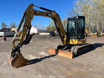 2016 Caterpillar 305E2 CR Hyd Mini Excavator Thumb Blade Aux Cab Bucket bidadoo