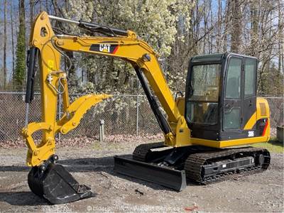 2013 Caterpillar 306 Excavator Trackhoe Dozer Cab Heat Aux Hyd Thumb CAT bidadoo