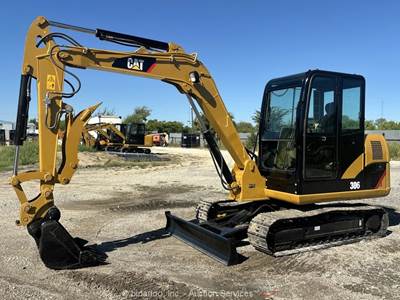 Caterpillar 306 Mini Excavator Crawler Backhoe Dozer Cab Aux Hyd Thumb bidadoo