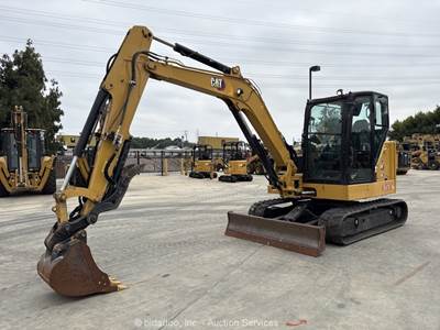2022 Caterpillar 306CR Excavator Trackhoe Dozer Cab AC Aux Hyd Thumb Q/C bidadoo