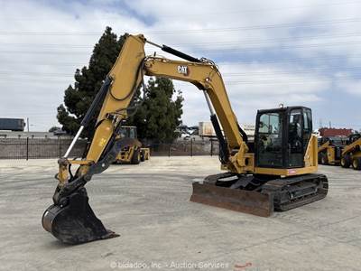 2020 Caterpillar 308CR Excavator Trackhoe Dozer Cab AC Aux Hyd Thumb Q/C bidadoo