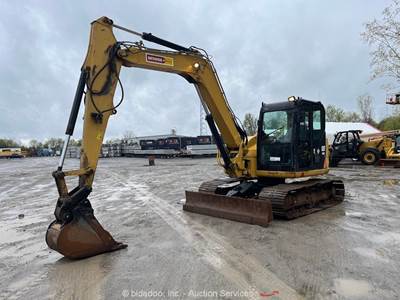 2013 Caterpillar 308E2CR Mini Excavator Trackhoe Cab Aux Hydraulics bidadoo