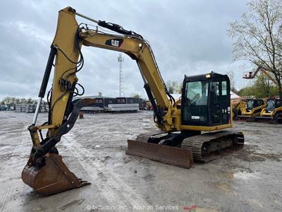 2013 Caterpillar 308E2CR Mini Excavator Trackhoe Cab Aux Hyd A/C Bucket bidadoo