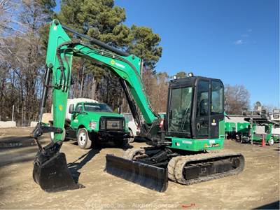 2018 JCB 85Z-1 Hydraulic Mini Excavator Trackhoe Blade Bucket Cab Aux bidadoo