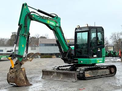 2018 JCB 85Z-1 Mini Excavator Backhoe Dozer Aux Hyd Thumb Bucket Cab bidadoo