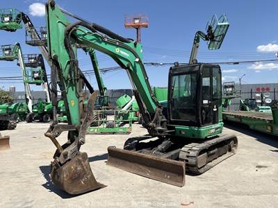 2018 JCB 85Z-1 Mini Excavator Trackhoe Cab Thumb Blade Q/C Bucket Aux bidadoo